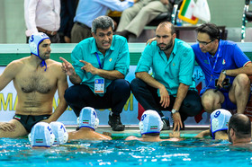 دیدار واترپلو تیم‌های ایران و اندونزی